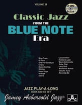 Jamey Aebersold Jazz #38 BLUE NOTE Book with Online Audio cover